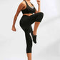 Slim Fit Wide Waistband Active Leggings with Pockets - MegaSuperStar