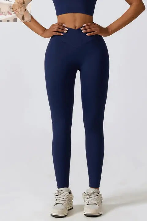 V-Waistband Sports Leggings - MegaSuperStar