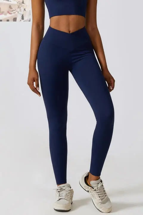 V-Waistband Sports Leggings - MegaSuperStar