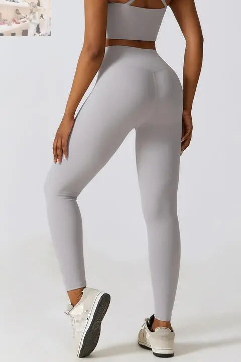 V-Waistband Sports Leggings - MegaSuperStar