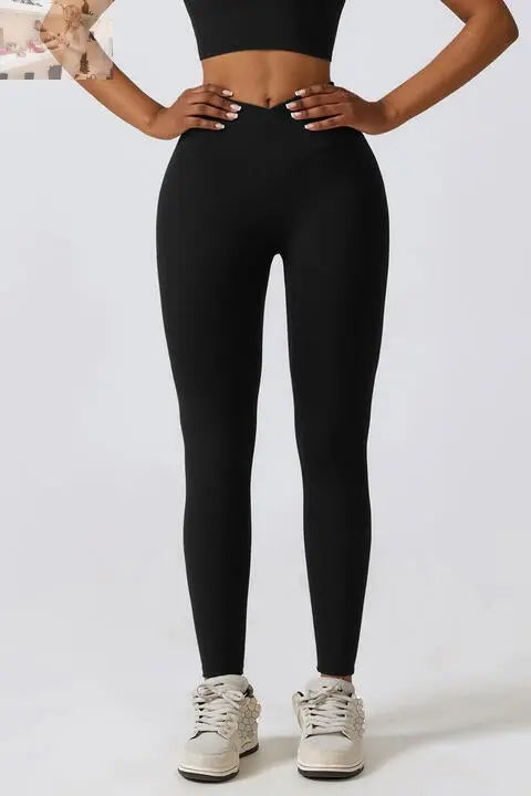 V-Waistband Sports Leggings - MegaSuperStar