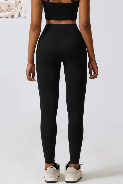 V-Waistband Sports Leggings - MegaSuperStar