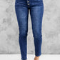 What You Want Button Fly Pocket Jeans - MegaSuperStar