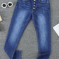 What You Want Button Fly Pocket Jeans - MegaSuperStar