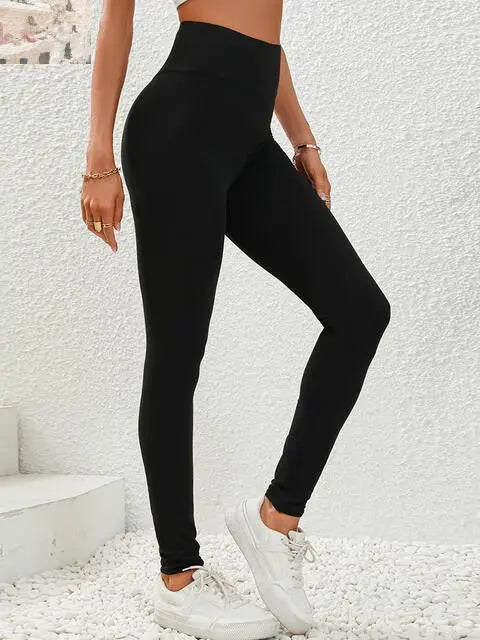 Wide Waistband Leggings - MegaSuperStar