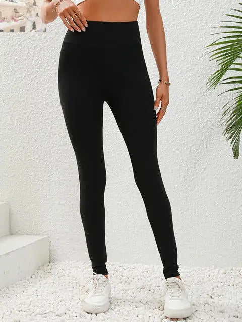 Wide Waistband Leggings - MegaSuperStar