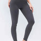 Wide Waistband Slim Fit Active Leggings - MegaSuperStar