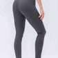 Wide Waistband Slim Fit Active Leggings - MegaSuperStar