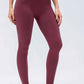 Wide Waistband Slim Fit Active Leggings - MegaSuperStar