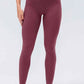 Wide Waistband Slim Fit Active Leggings - MegaSuperStar