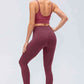 Wide Waistband Slim Fit Active Leggings - MegaSuperStar