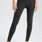 Wide Waistband Slim Fit Active Leggings - MegaSuperStar