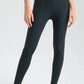 Wide Waistband Slim Fit Active Leggings - MegaSuperStar