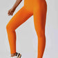 Wide Waistband Slim Fit Long Sports Leggings - MegaSuperStar