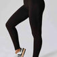 Wide Waistband Slim Fit Long Sports Leggings - MegaSuperStar