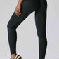 Wide Waistband Slim Fit Long Sports Leggings - MegaSuperStar