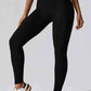 Wide Waistband Slim Fit Long Sports Leggings - MegaSuperStar