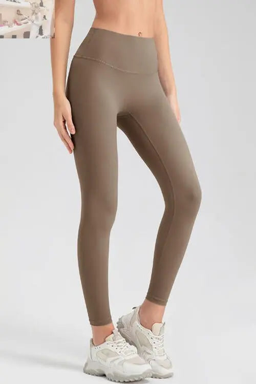 Wide Waistband Sport Leggings - MegaSuperStar