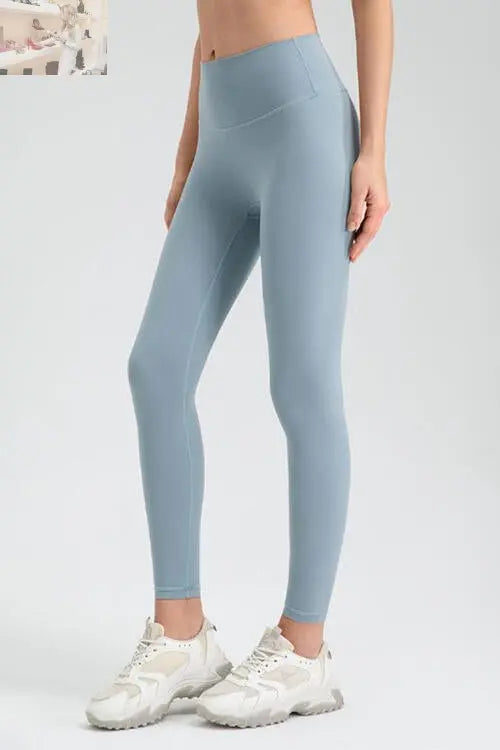 Wide Waistband Sport Leggings - MegaSuperStar