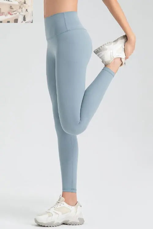 Wide Waistband Sport Leggings - MegaSuperStar