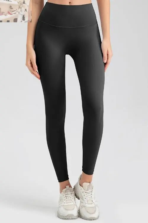 Wide Waistband Sport Leggings - MegaSuperStar