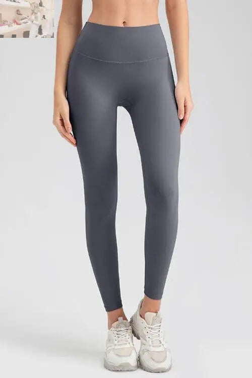 Wide Waistband Sport Leggings - MegaSuperStar