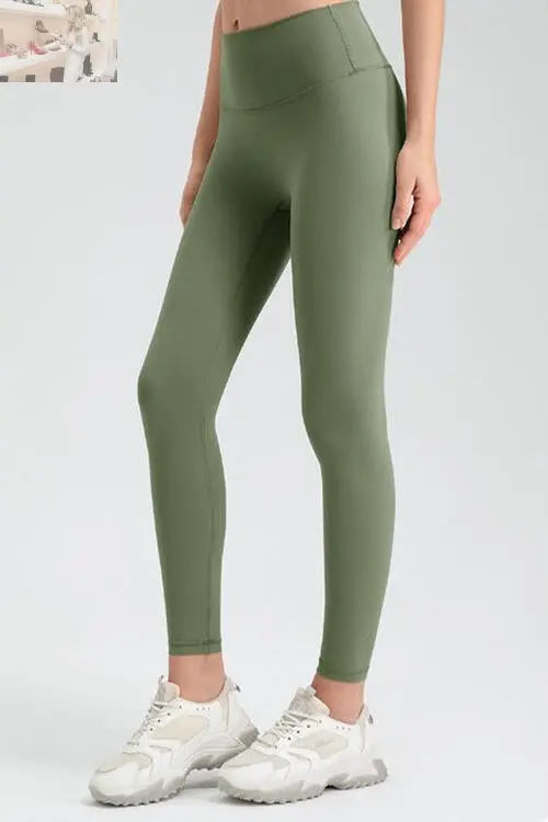 Wide Waistband Sport Leggings - MegaSuperStar