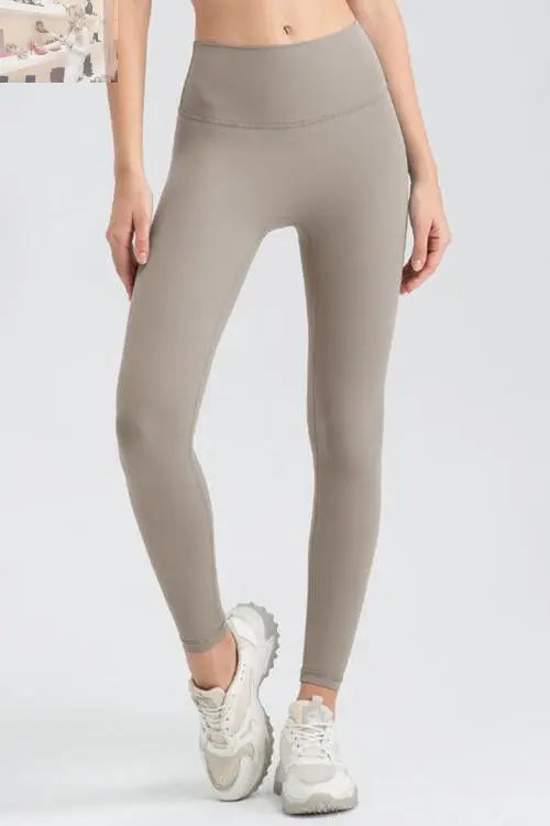 Wide Waistband Sport Leggings - MegaSuperStar