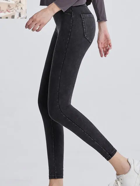 Wide Waistband Sports Leggings - MegaSuperStar