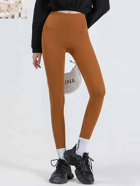 Wide Waistband Sports Leggings - MegaSuperStar