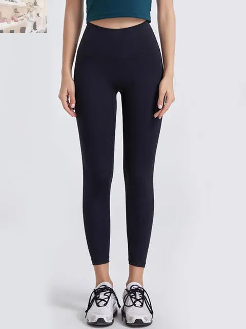 Wide Waistband Sports Leggings - MegaSuperStar