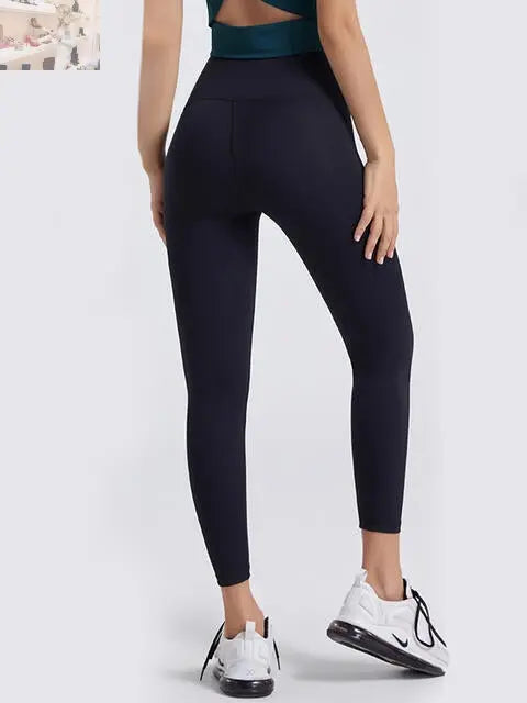 Wide Waistband Sports Leggings - MegaSuperStar