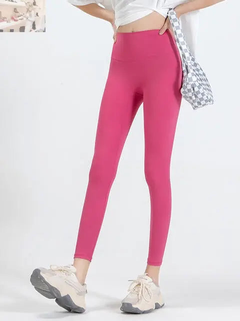 Wide Waistband Sports Leggings - MegaSuperStar