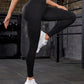 Wide Waistband Sports Leggings - MegaSuperStar