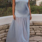 💕 Adjustable Strap Maxi Dress with Scarf - Perfect Summer Style 💕 - MegaSuperStar