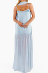 💕 Adjustable Strap Maxi Dress with Scarf - Perfect Summer Style 💕 thumbnail