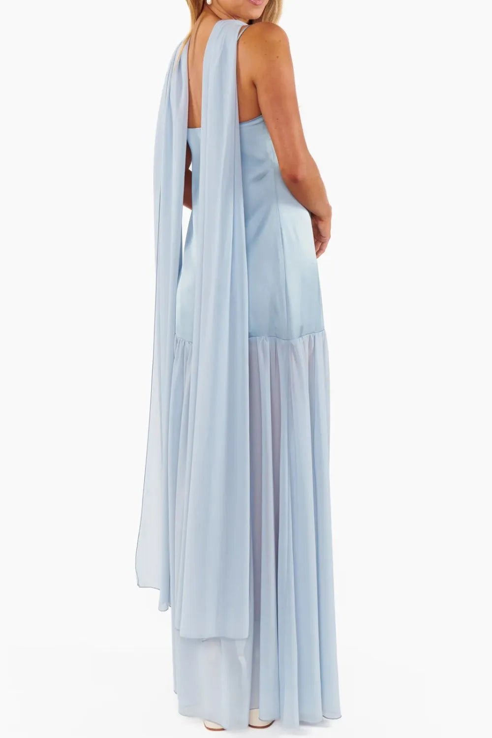 💕 Adjustable Strap Maxi Dress with Scarf - Perfect Summer Style 💕 - MegaSuperStar