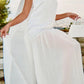 💕 Adjustable Strap Maxi Dress with Scarf - Perfect Summer Style 💕 - MegaSuperStar
