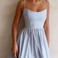 💃 Adjustable Strap Scoop Neck Midi Dress 💃 - MegaSuperStar