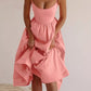 💃 Adjustable Strap Scoop Neck Midi Dress 💃 - MegaSuperStar