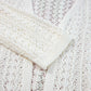 Openwork Open Front Dropped Shoulder Cardigan