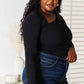 Basic Bae Asymmetrical Neck Long Sleeve Top - MegaSuperStar