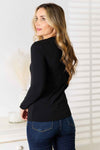 💖 Basic Bae Asymmetrical Neck Long Sleeve Top 💖 thumbnail
