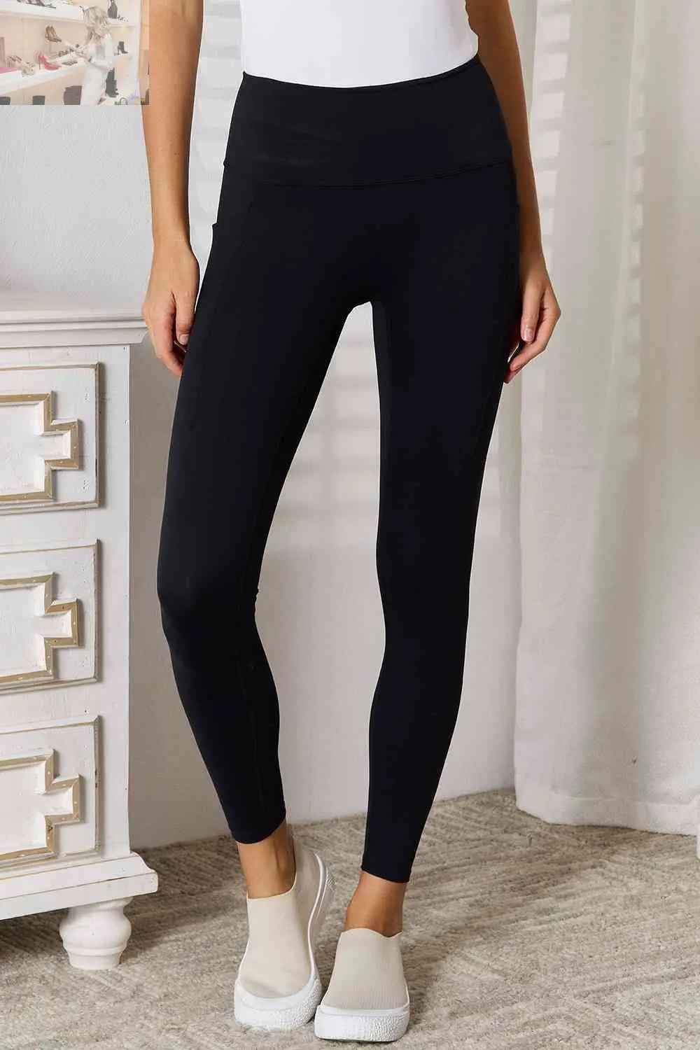 Basic Bae Wide Waistband Sports Leggings for Ultimate Comfort and Style - MegaSuperStar