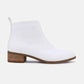 Beast Fashion Block Heel Boots in PU Leather for Stylish Comfort - MegaSuperStar