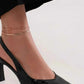 Beast Fashion Faux Leather Slingback Pumps with Pointed Toe - MegaSuperStar