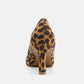 Beast Fashion Faux Suede Leopard Point Toe Pumps - MegaSuperStar