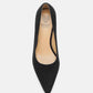 Beast Fashion Faux Suede Point Toe Pumps - MegaSuperStar