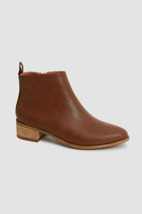 Customer styling 💕 Beast Fashion PU Leather Block Heel Boots for Chic Comfort 💕