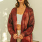 BiBi Metallic Knit V - Neck Cardigan Sweater for Stylish Layering - MegaSuperStar
